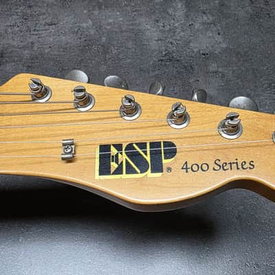 ESP Vintage Telecaster 80s Ash Body White Blonde MJ Japan MIJ 1980's Tele Fender Headstock 400 series TE Guitar image 4
