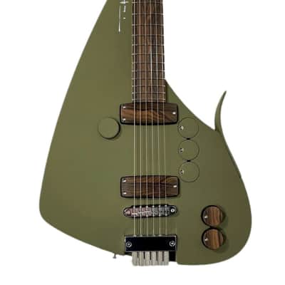 Teuffel Guitars Tesla 2022 Olive / Ziricote. (Authorized Teuffell Dealer) image 5
