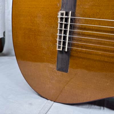 Kevin Mathers Concert Classical Acoustic Guitar - crack/hole in top - with Case 2006 image 5
