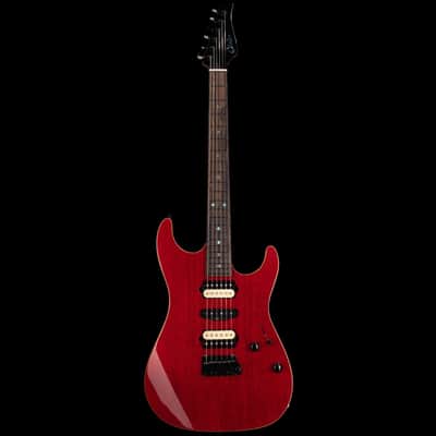 REDUCED! Suhr Standard White Limba HSH Trans Red 64215 image 4