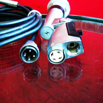 Vintage 1970's Shure 565S dynamic cardioid microphone Dual Z Satin Chrome w accessories 565 565SD image 13