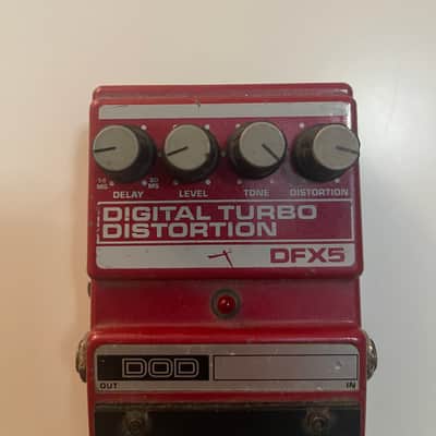 DOD Digitech DFX5 Digital Turbo Distortion Vintage Guitar Effect Pedal *READ* image 2
