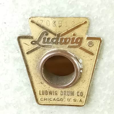 Ludwig 14x22"Keystone Badge 60s Silver Sparkle Bass Drum 3Ply Natural Maple 1969 image 3