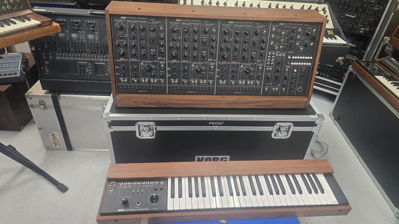Korg PS-3300 49-Key 49-Voice Semi-Modular Polyphonic Synthesizer Reissue 2025 - Wood