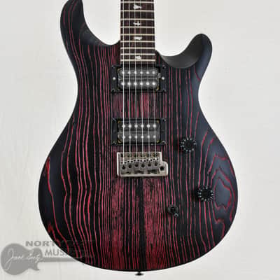 PRS SE Swamp Ash CE 24 Sandblasted Limited Edition - Red (s/n: 4143) image 1
