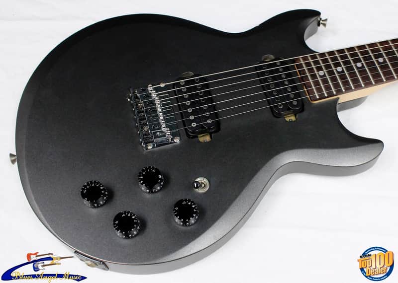 1999 Ibanez AX7221 7-String HH Electric Guitar, MIJ, Gray Pewter