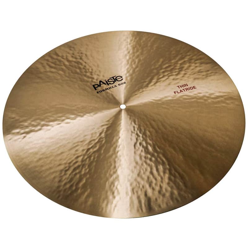 Paiste Formula 602 Thin Flat Ride Cymbal 20" image 1