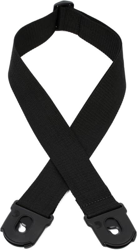 D'Addario Planet Lock Polypropylene Guitar Strap - Black (5-pack) Bundle image 1