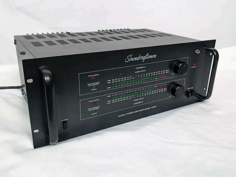 Vintage Soundcraftsmen A5002 Class H Solid State Stereo Power Amplifier - 250WPC image 1