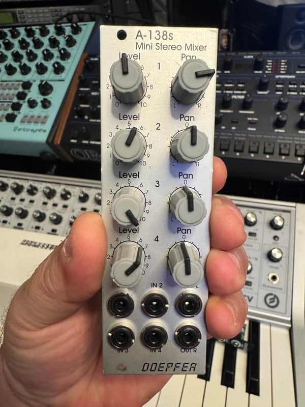 Doepfer A-138s Mini Stereo Mixer 2010s - Silver image 1