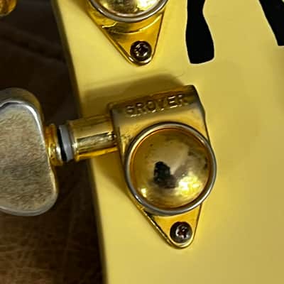 RARE 2003 Epiphone Les Paul Custom Zakk Wylde Signature | Antique Ivory with Bullseye image 14