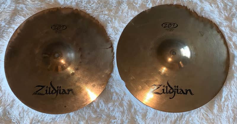 Zildjian 14" ZBT Hi-Hat Cymbals (Pair) 2004 - 2019 - Traditional image 1