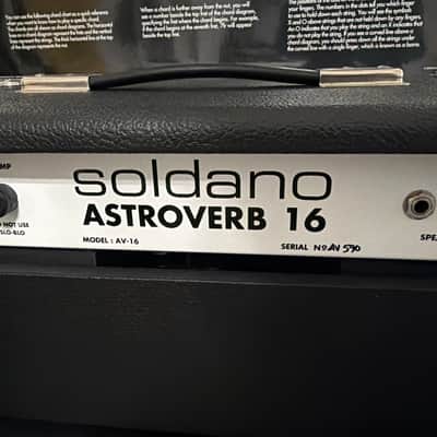 Soldano Astroverb 16 Head AV-16 - Black Bronco Tolex image 7