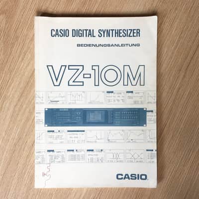Casio VZ-10m original User Manual German / Bedienungsanleitung Deutsch