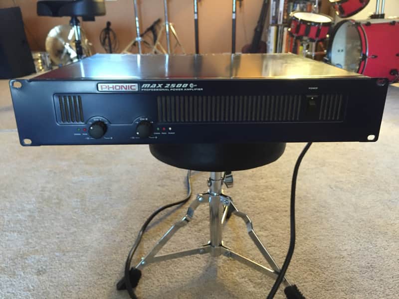 Phonic Max 2500 Plus 1500 Watt Power Amp | Reverb