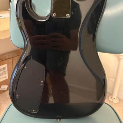 1985 Fender Japan Jazz Bass Special (Boxer Series) - E-Series MIJ - Black w/ Slanted Pickups image 6