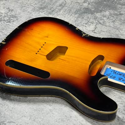 Real Life Relics Tele® Telecaster® Body Double Bound Aged 3T Sunburst image 2