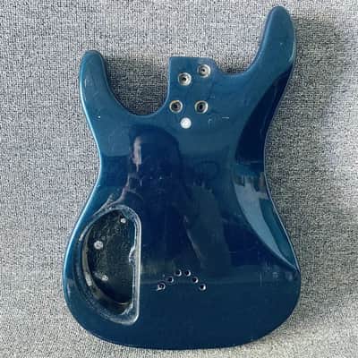 Metallic Blue HH Guitar Basswood Body image 6
