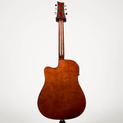 BeaverCreek BCTD101 Dreadnought Acoustic-Electric Guitar - Natural image 6
