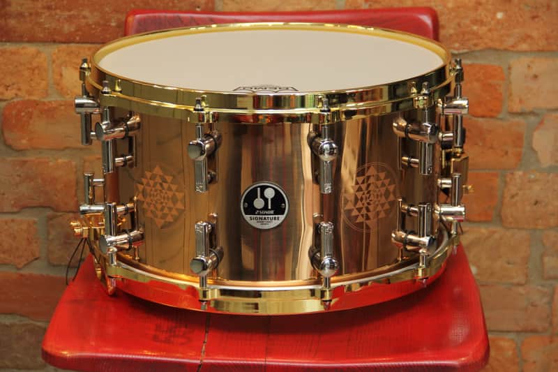 Sonor 8x14" Danny Carey Signature Bronze Snare Drum image 1