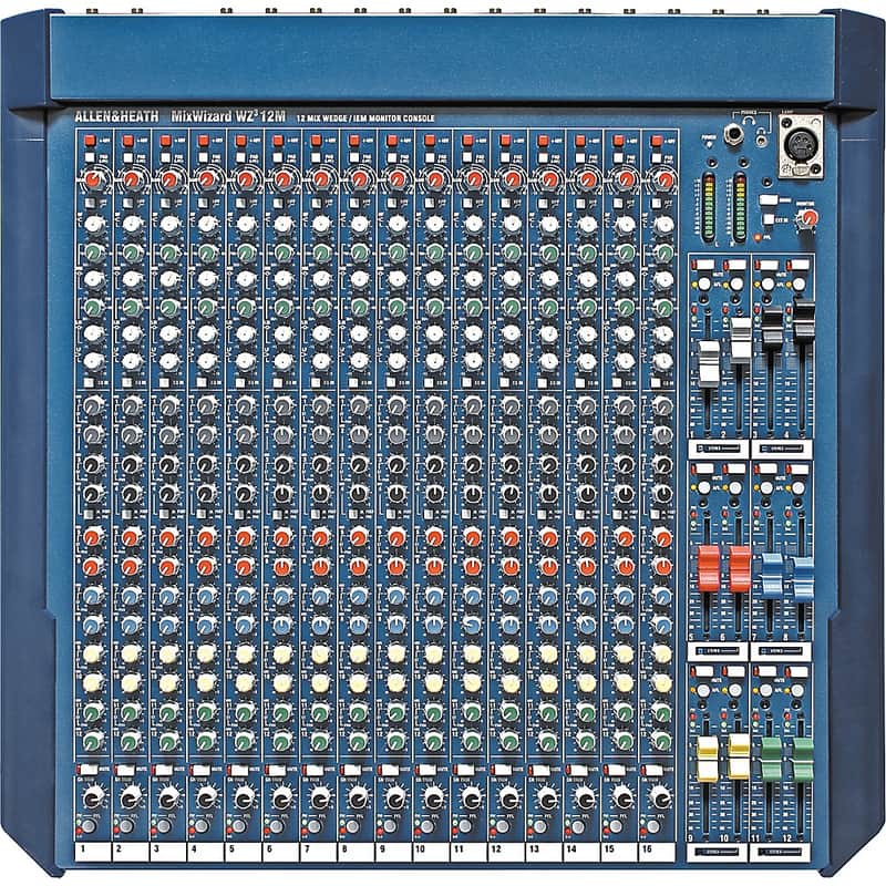 ALLEN&HEATH MixWizard WZ3 と電源ケーブル照明スタンド Allen & Heath MixWizard WZ3 12M 16-Input Monitor Mixer | Reverb