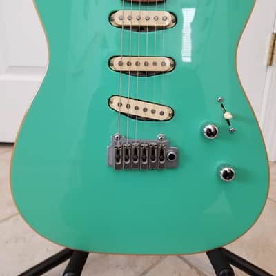 Zion Guitar Technology Custom Build 2009 Surf-green image 2