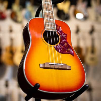Epiphone Hummingbird Studio Tenor Ukulele - Faded Cherry Sunburst image 2
