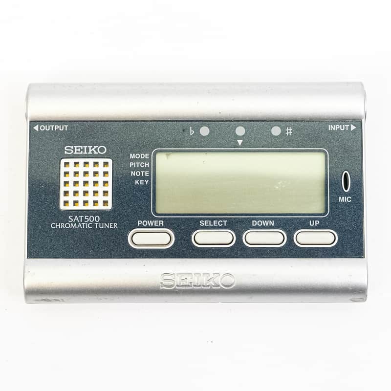 Seiko SAT500 Digital Chromatic Tuner for Guitar Bass Acoustic image 1