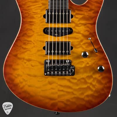 Suhr Modern Quilt Maple & Black Limba - Honey Burst #83100 image 2