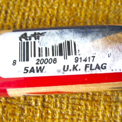 Hotsticks Artisticks 5A UK Flag Hickory Drum Sticks - NOS image 2