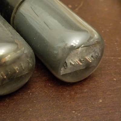 RCA ONE (1) 6V6GT AT1000 TESTED Vacuum Tube greyglass black plate Beam Power 6V6 1945-1958 image 12