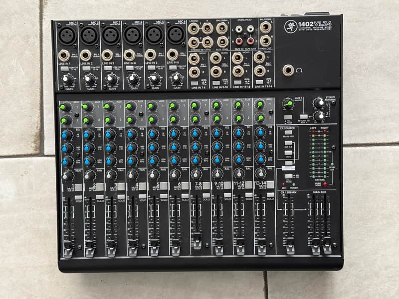 Mackie 1402VLZ4 14-Channel Mic / Line Mixer 2014 - Present - Black image 1