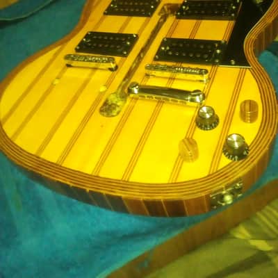 BLACK FRIDAY SALE, Custom SG Double Neck Guitar Body- Walnut & Maple. Only One Made,,6 String/12 String image 2