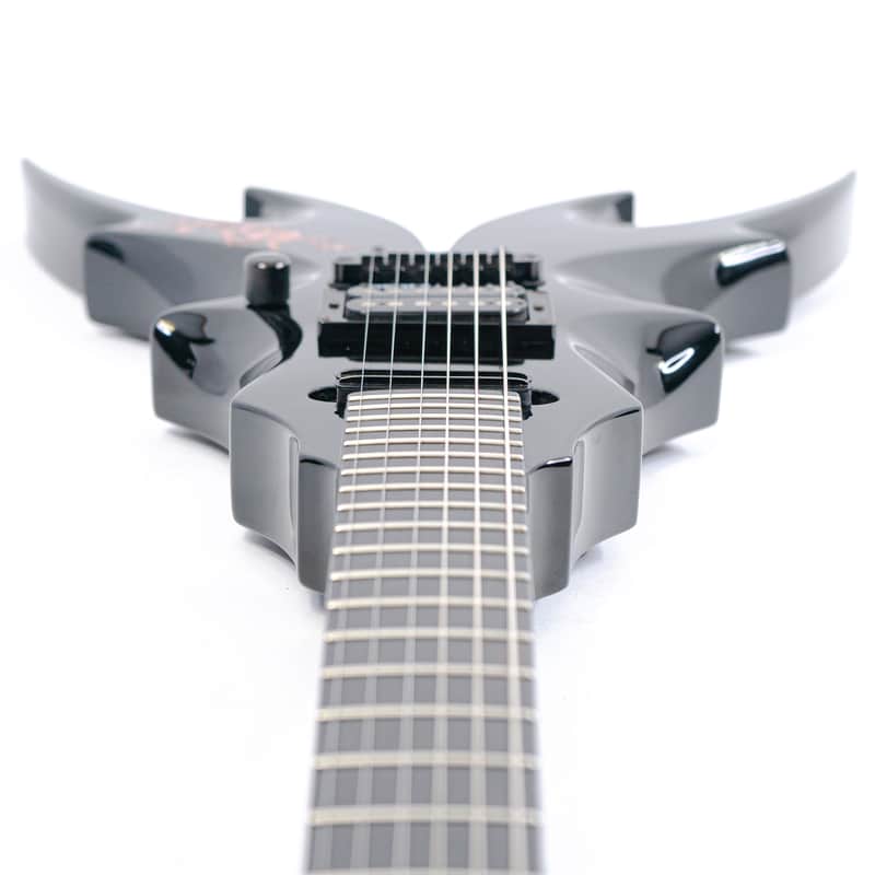 2011 B.C. Rich Draco Black w/ D-Xtender, String-Thru Bridge