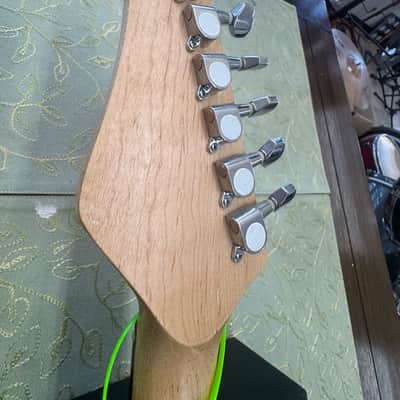Assassin Stratocaster style electric guitar. - Blue Sparkle. image 11