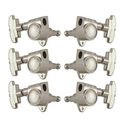 Grover 109-18N  Super Rotomatic Tuning Machines 18:1, 3 +3 Nickel Finish image 2