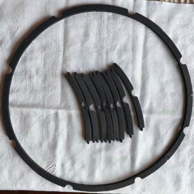2 brand new sets of 15" speaker foam rubber gaskets for speaker with 8 mounting holes image 5