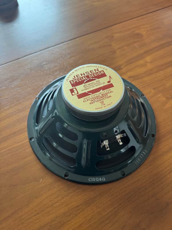 Jensen C10Q Vintage Ceramic 10" 40-Watt 8ohm Guitar Speaker 2010s - Green image 1