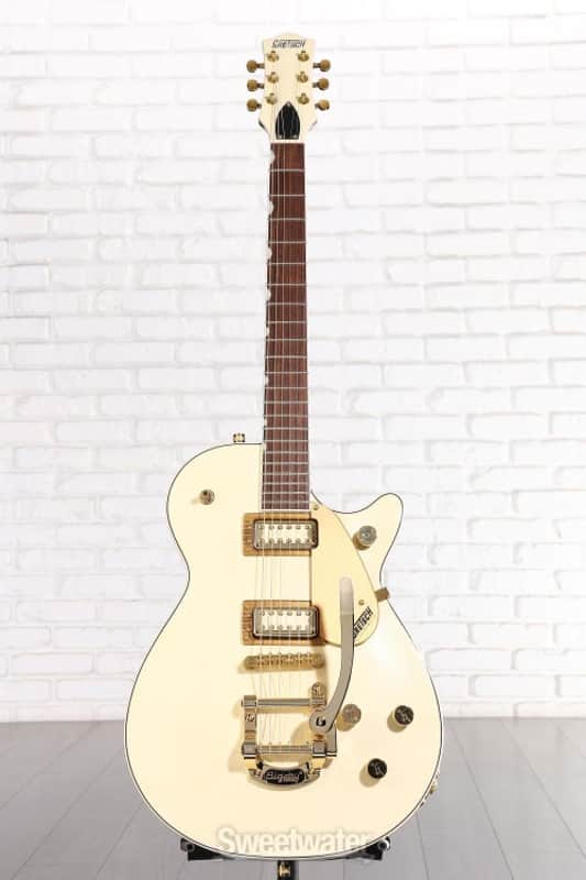 Gretsch Electromatic Pristine LTD Jet Electric Guitar with Bigsby - White Gold (EPLTDJSCWGd2) image 1