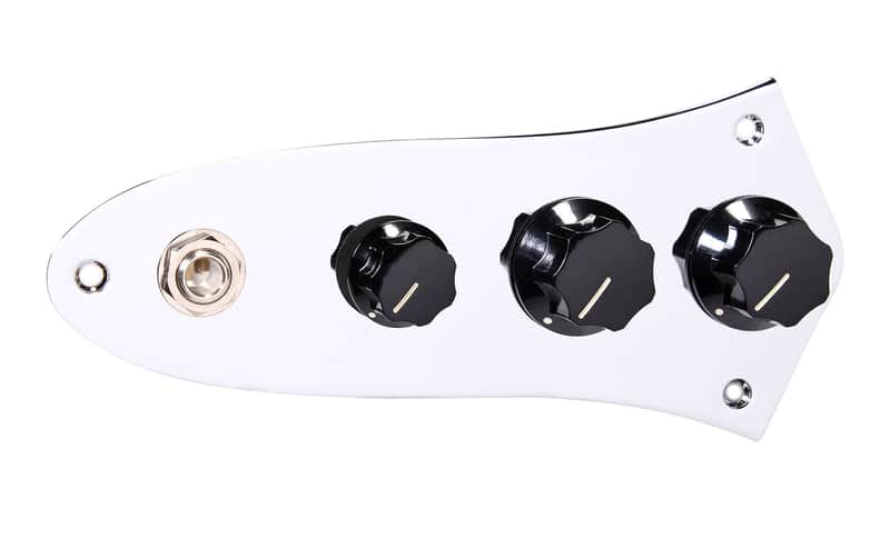 920D Custom Shop JB-C Loaded Jazz Bass Control Plate w/ Genuine CTS Pots image 1