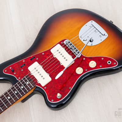 1995 Fender Jazzmaster Left-Handed ‘62 Vintage Reissue JM66-92L Sunburst, Japan MIJ image 8