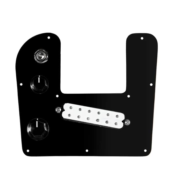 920D Custom Rogue Lap Steel Loaded Pickguard With A White Polyphonics Pickup and Black Pickguard image 1