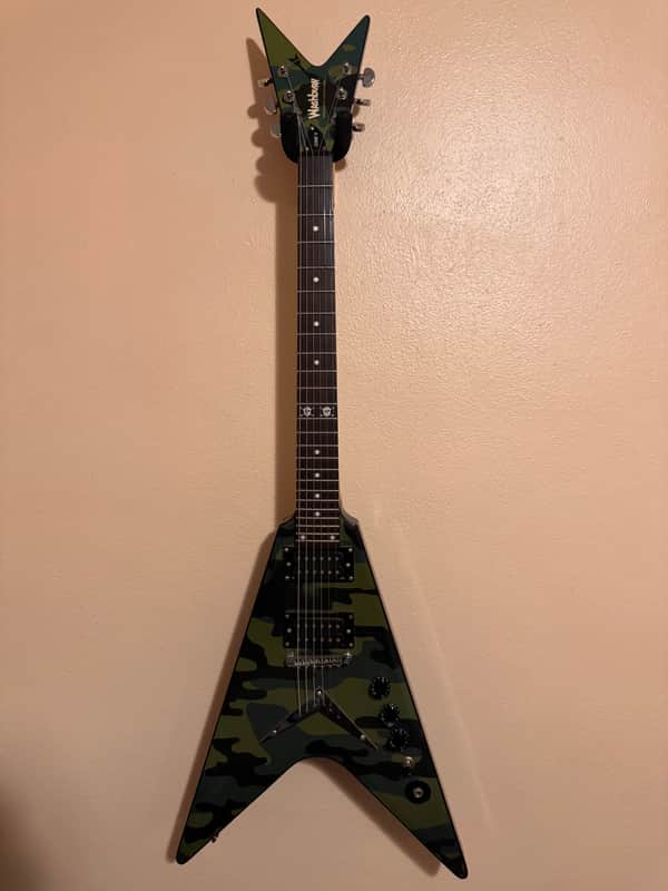 Washburn Dimebag Darrell flying V 2004 - Camouflage image 1