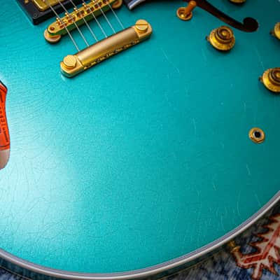 GIBSON USA Custom Shop 59 ES-355 Custom Reissue *Dealer Select Murphy Lab Light Aged "Sea Green" (2025) image 7