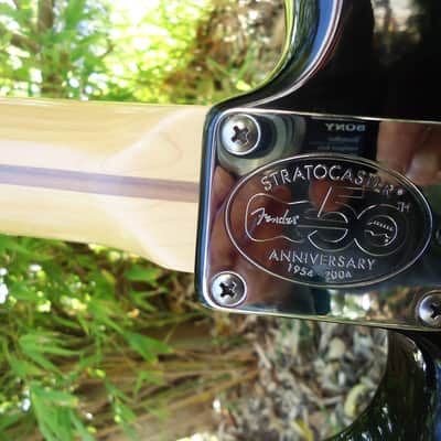 Fender STRATOCASTER USA 50TH ANNIVERSARY 2004 - BLACK image 7