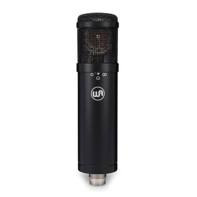 Warm Audio WA47JR Large-Diaphragm Condenser Microphone, Black image 1