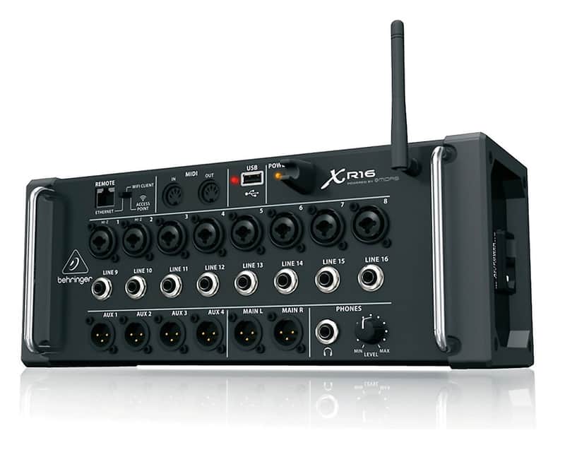 Behringer X Air XR16 16-Input Tablet-Controlled Digital Mixer