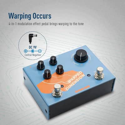 SONICAKE Digital Modulation Guitar Effects Pedal 4 Mode of Chorus, Flanger, Phaser & Tremolo,price include the import duty for US buyer image 2