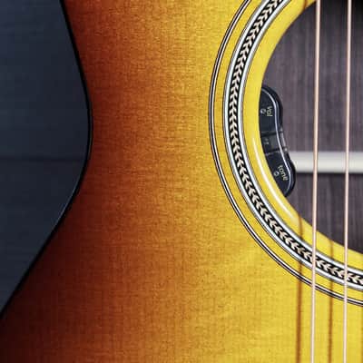 Santa Cruz 00 12-Fret - Sunburst Rosewood / Adirondack Acoustic-Electric Guitar image 7