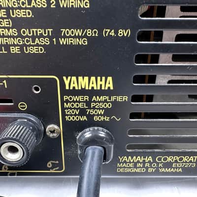 Yamaha Power Amplifier P2500 image 7